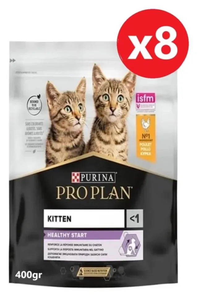 Junior Tavuklu Yavru Kedi Maması 400 gr*8 Adet