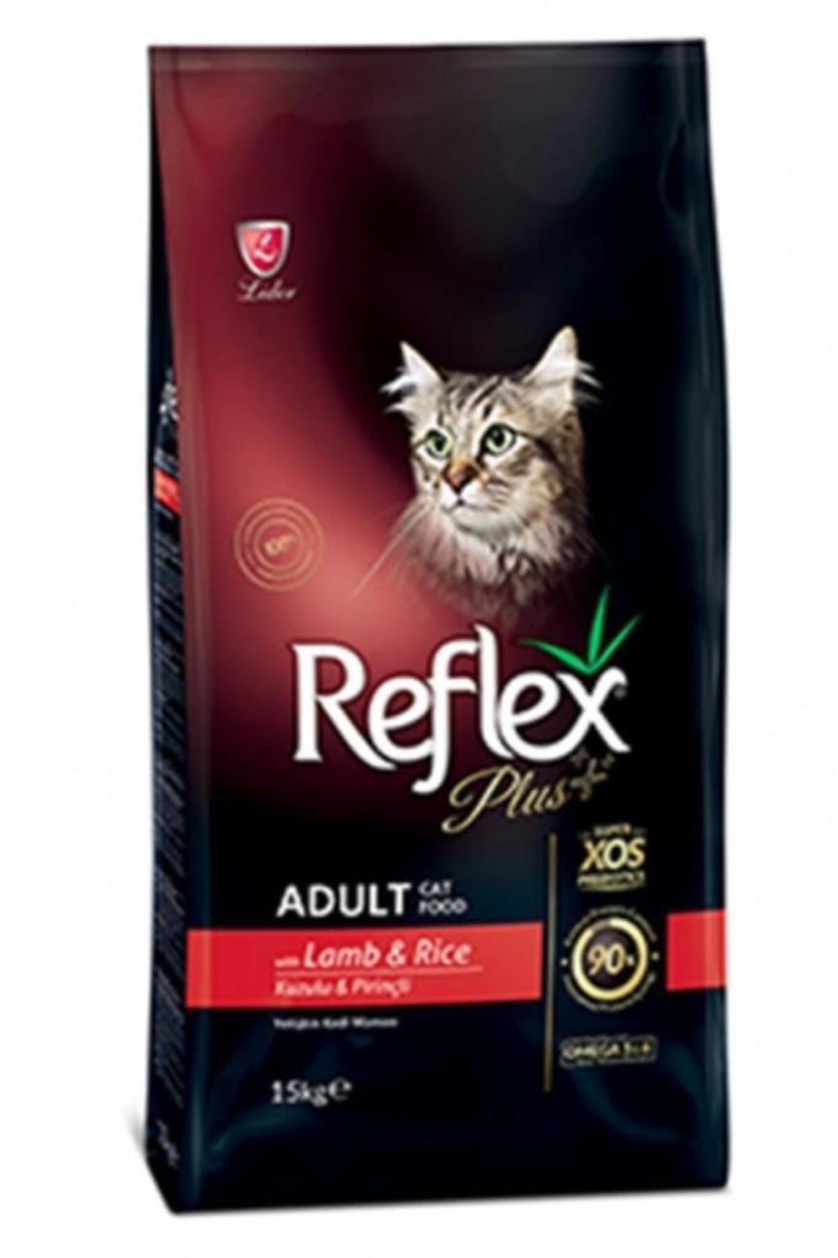 Plus Kuzu ve Pirinçli Yetişkin Kedi Maması 15 Kg