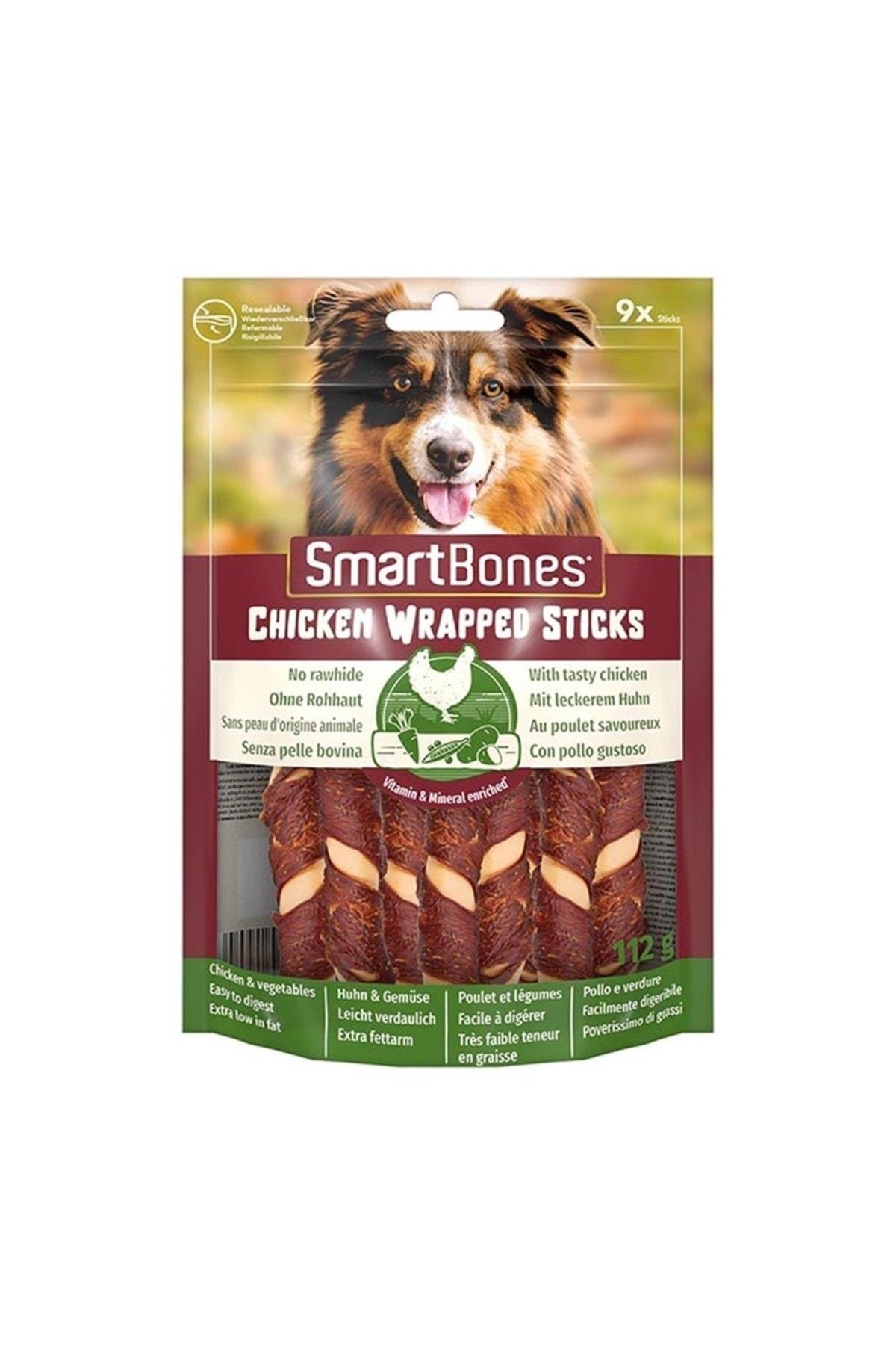 Tavuk Sargılı Stick Mini Köpek Ödülü 9 Adet 112 Gr