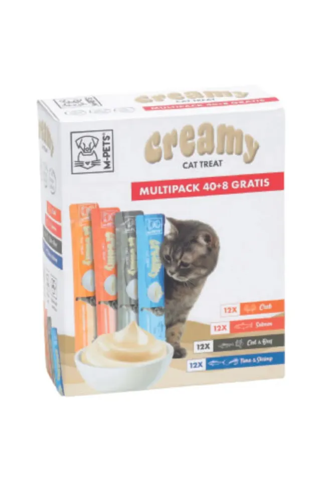 Creamy Karışık Lezzetler 2 Krema Kedi Ödülü 48x15 Gr