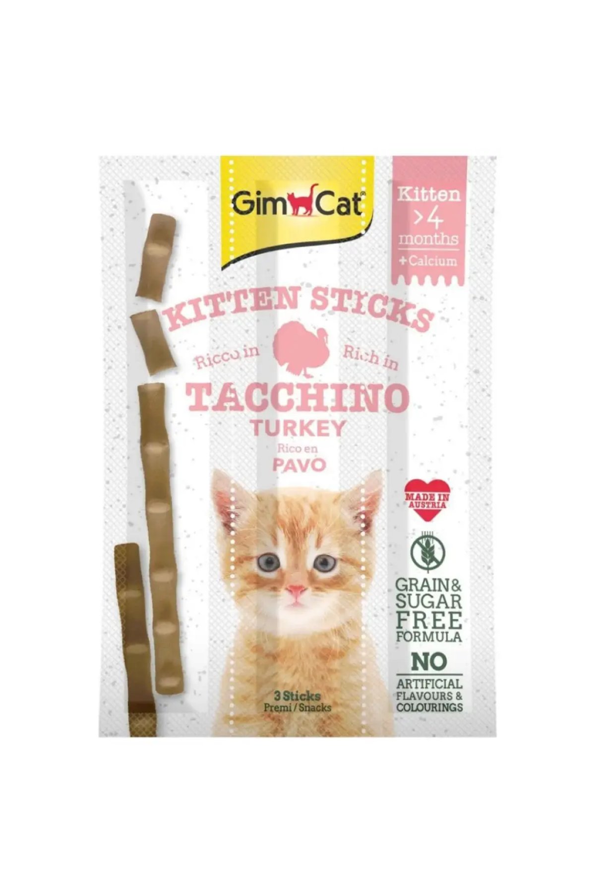 Sticks Kitten Hindili Tahılsız Yavru Kedi Ödülü 3x5 Gr