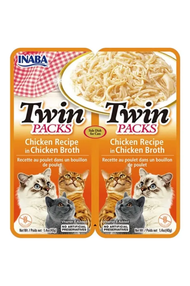 Twin Packs Tavuklu Kedi Çorbası 2x40 Gr