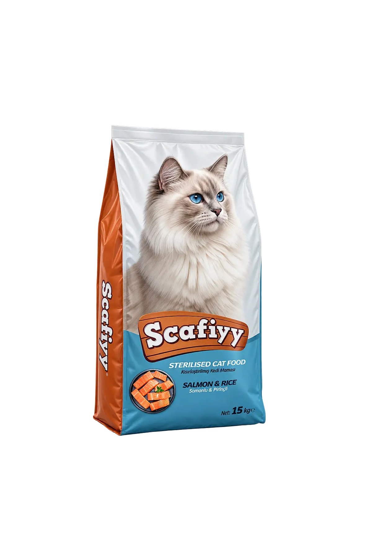 Somonlu Kısırlaştırılmış Yetişkin Kedi Maması 15 kg
