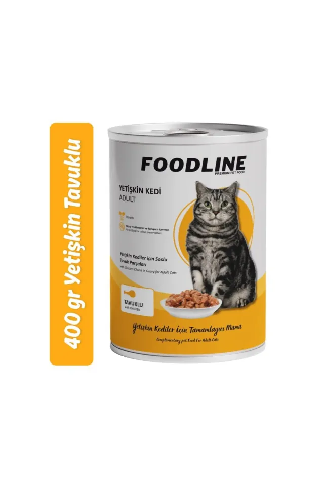 Tavuklu Yetişkin Kedi Konservesi 400 Gr