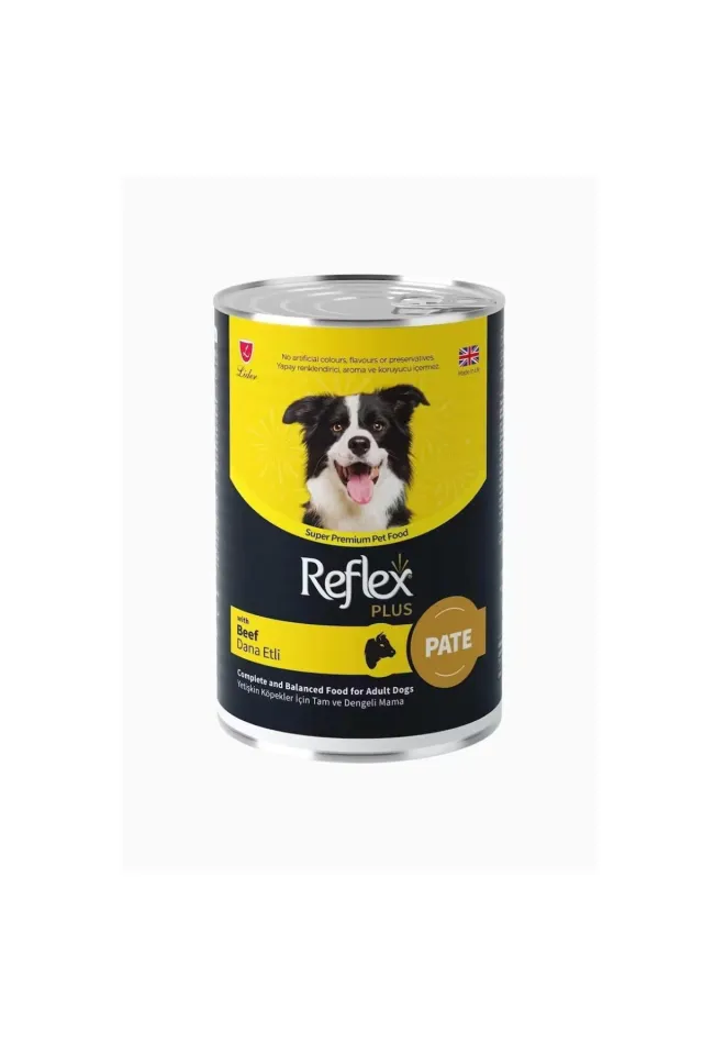 Plus Pate İçinde Et Parçacıklı Dana Etli Yetişkin Köpek Maması 400 gr