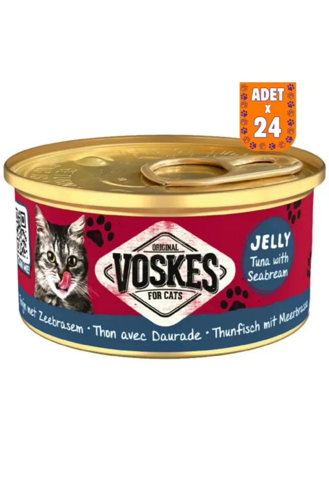 Ton Balıklı ve Çipuralı Kedi Konservesi 24x85 Gr