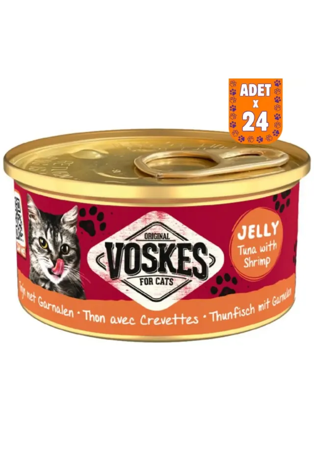 Ton Balıklı ve Karidesli Kedi Konservesi 24x85 Gr