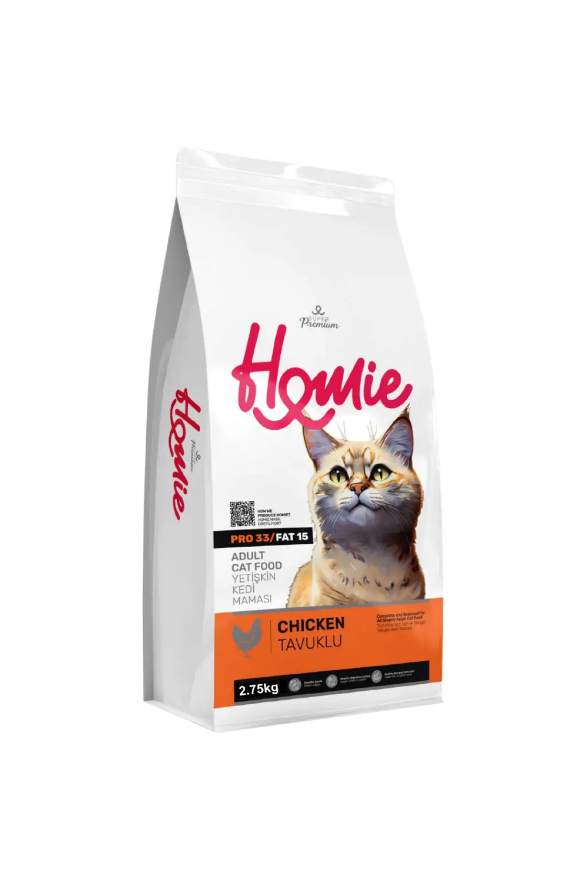 Süper Premium Tavuklu Yetişkin Kedi Maması 2.75 Kg