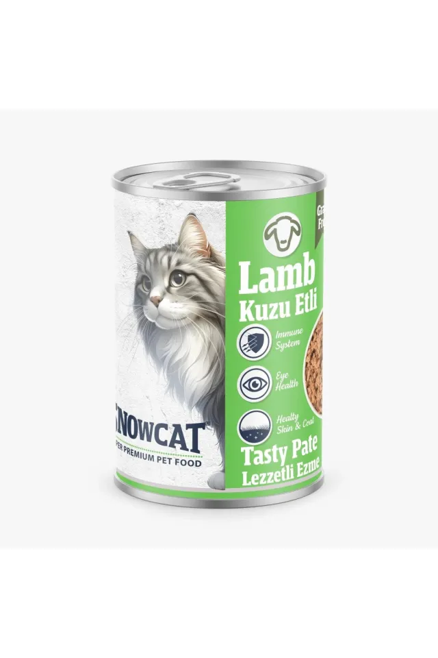 Premium Kıyılmış Kuzu Etli Kedi Konservesi 395 Gr