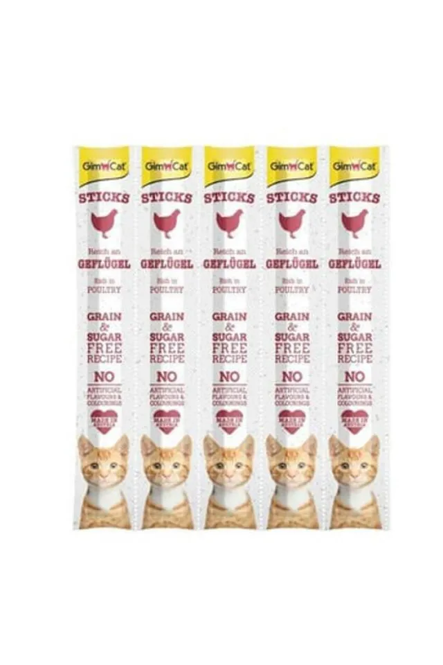 Sticks Kümes Hayvanlı Çubuk Kedi Ödülü 5 g (5 Adet)