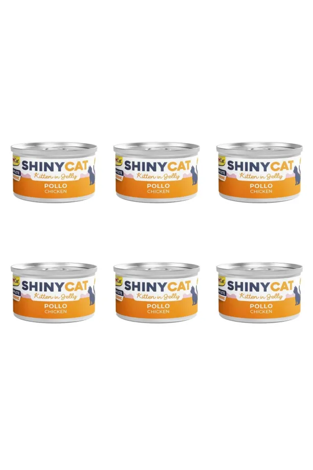Shinycat Tavuklu Konserve Yavru Kedi Maması 70 Gr (6 Adet)