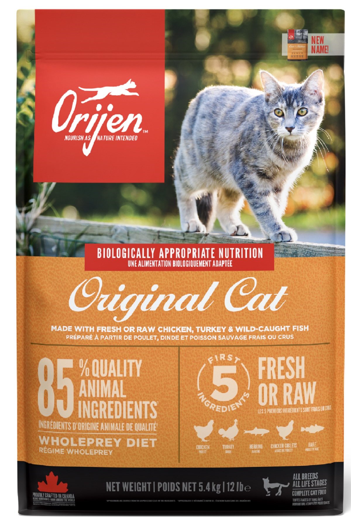 Original Yetişkin Kedi Maması 5,4kg + 6 Adet Acana Premium Kuzulu Ezme Kedi Konservesi 85 gr