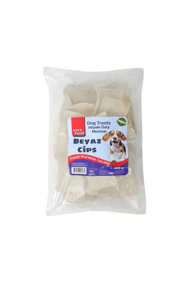 Beyaz Deri Cips Köpek Ödülü 400 Gr
