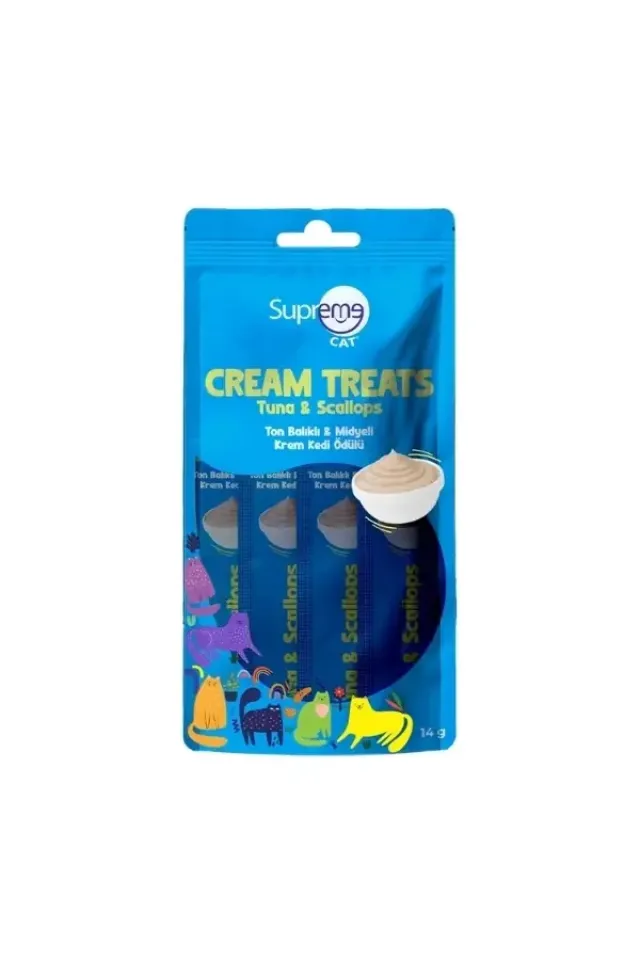 Cat Ton Balıklı ve Midyeli Sıvı Kedi Ödül Maması  14 Gr