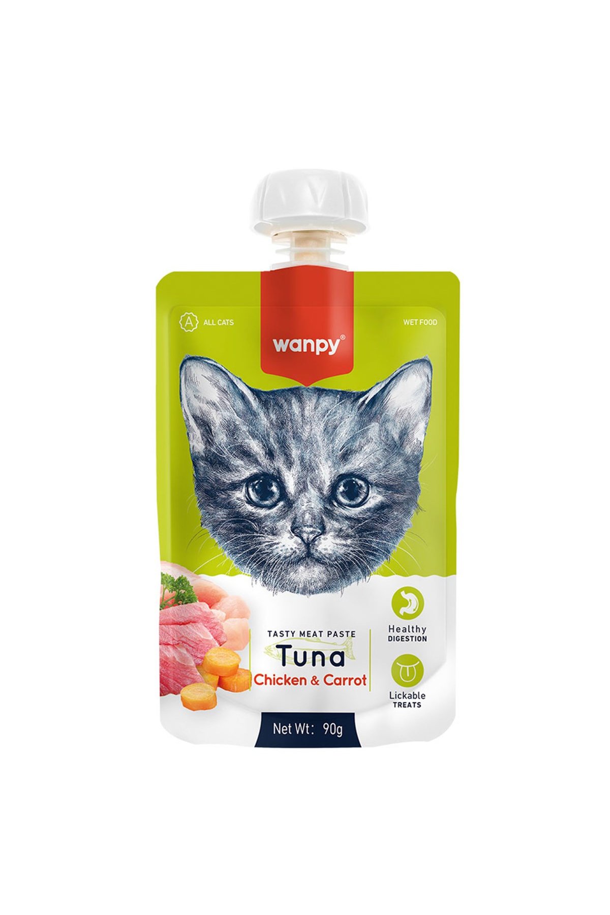 Ton Balıklı ve Tavuklu Et Ezmesi Kedi Konservesi 90 g