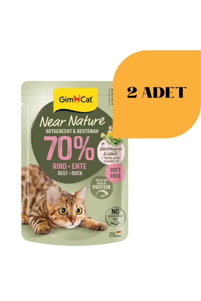 Near Nature Tavuklu Ve Ördekli Pate Konserve Kedi Maması 85 gr (2 Adet)