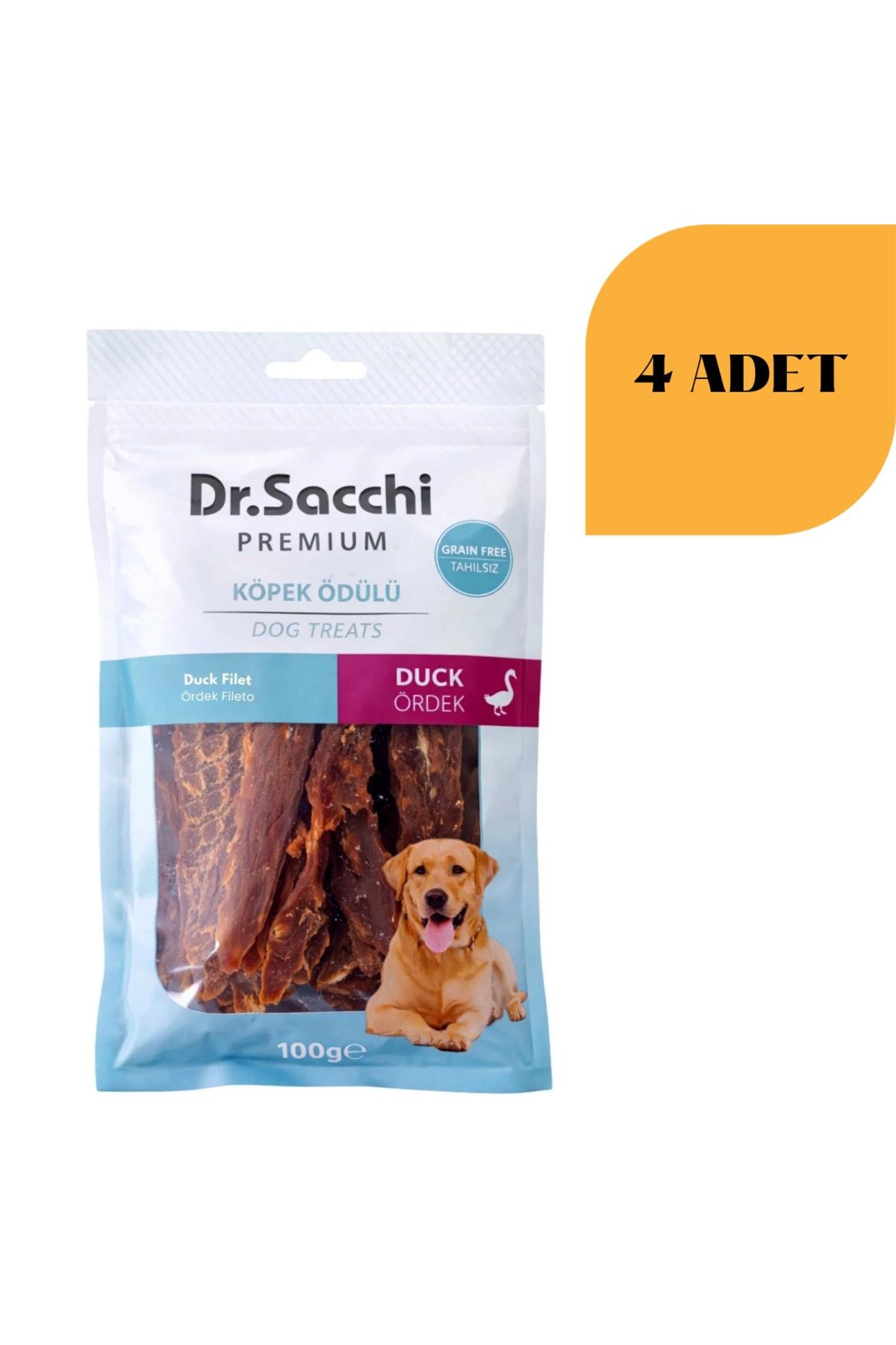 Ördek Fileto Köpek Ödülü 100 g x 4 Adet