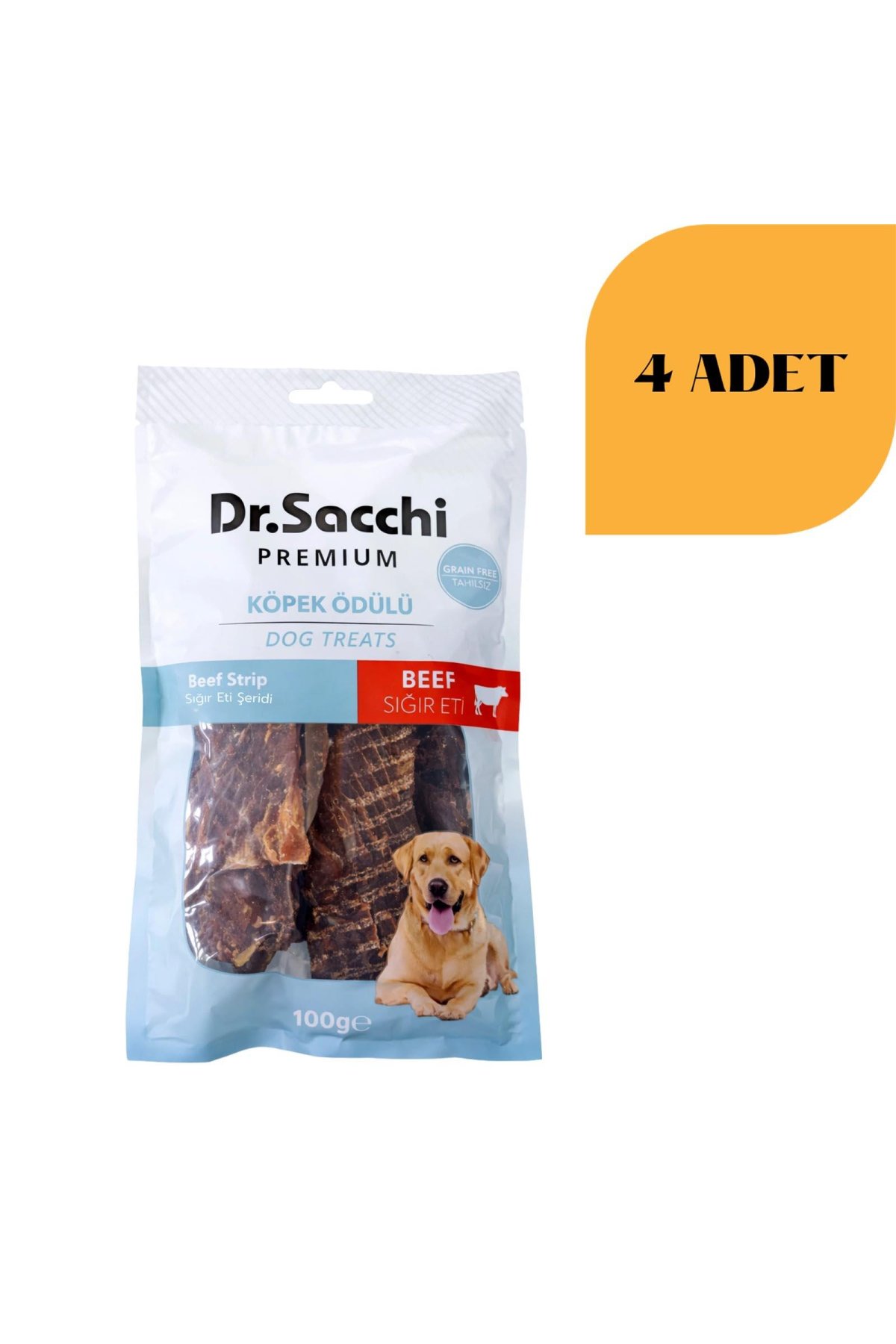 Sığır Fileto Köpek Ödülü 100 g x 4 Adet