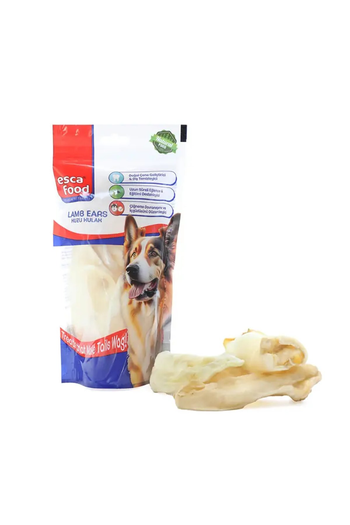 Doğal Kuzu Kulak Köpek Ödülü 80gr