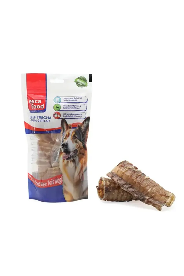 Kurutulmuş Dana Gırtlak Doğal Köpek Ödülü 100 gr