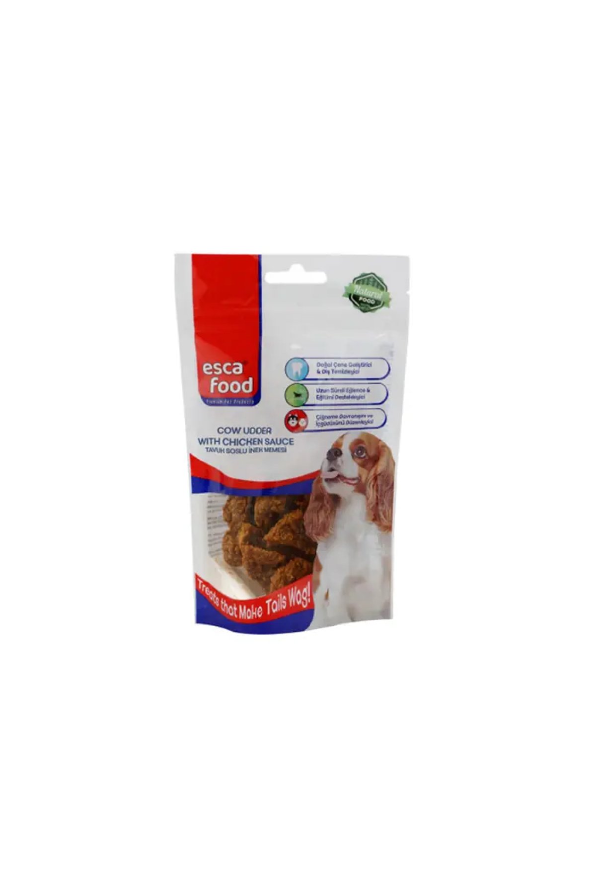 Kurutulmuş İnek Memesi Köpek Ödülü 80gr