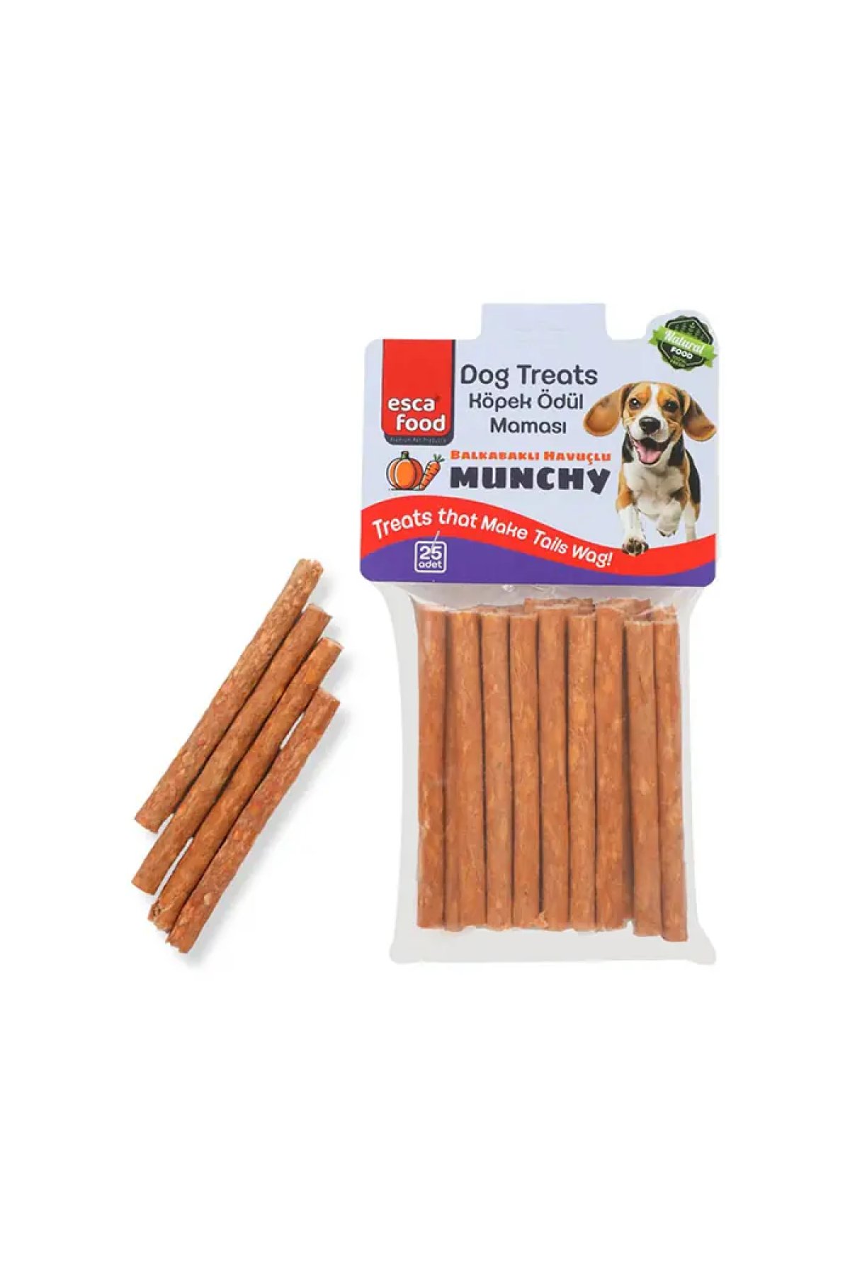 Munchy Balkabaklı Havuçlu Köpek Ödülü 25 Adet