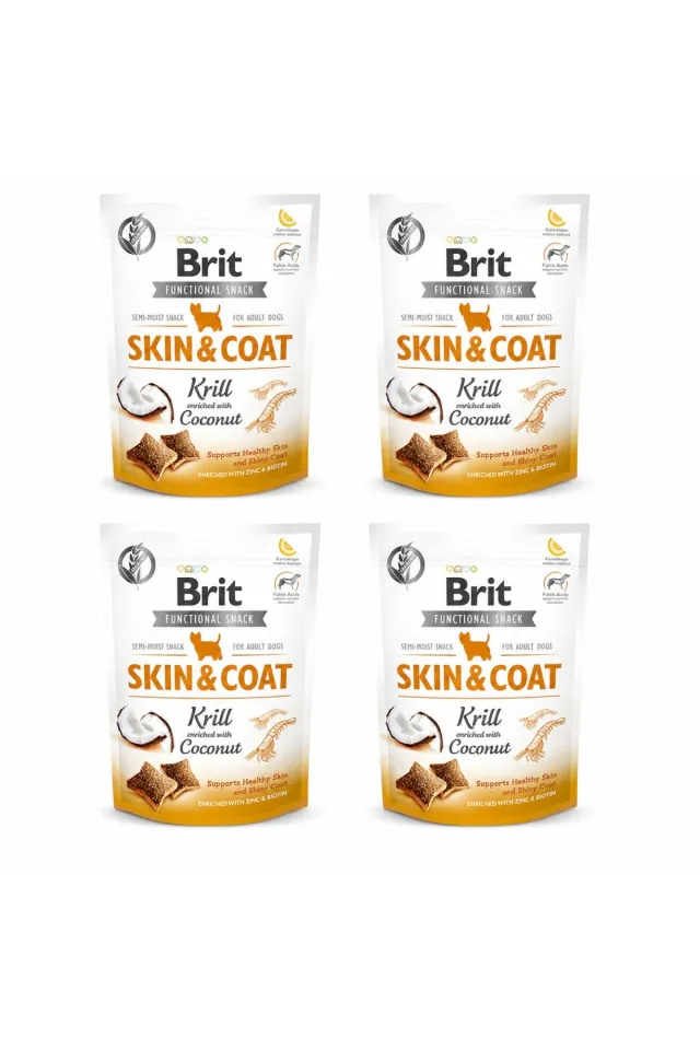 Skin & Coat Karides Ve Hindistan Cevizli Köpek Ödülü 150 g (4 Adet)