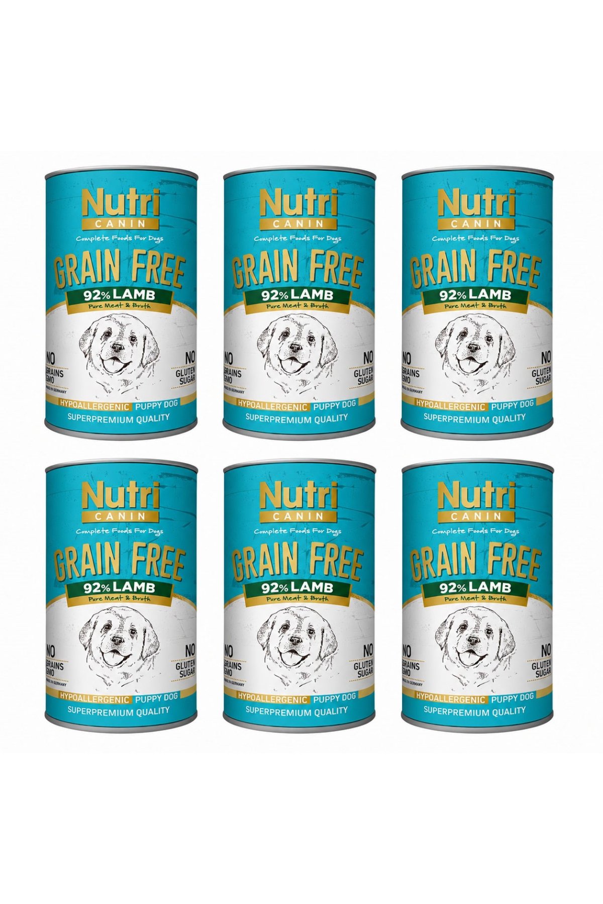 Lamb Puppy Tahılsız Kuzulu ve Patatesli Yavru Köpek Konservesi  400 Gr (6 Adet)
