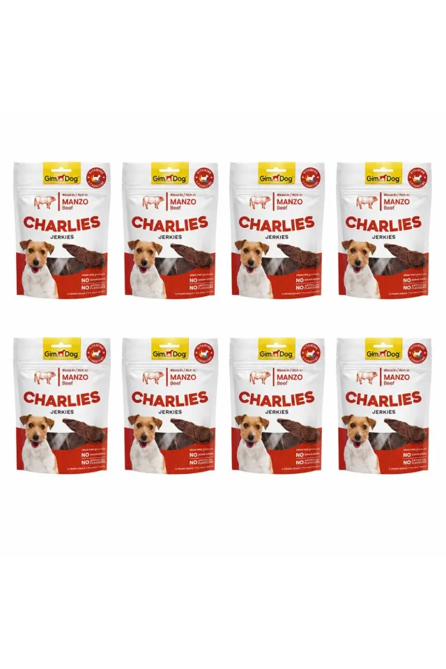 Charlies Jerkies Sığır Etli Köpek Ödülü 70 g (8 Adet)