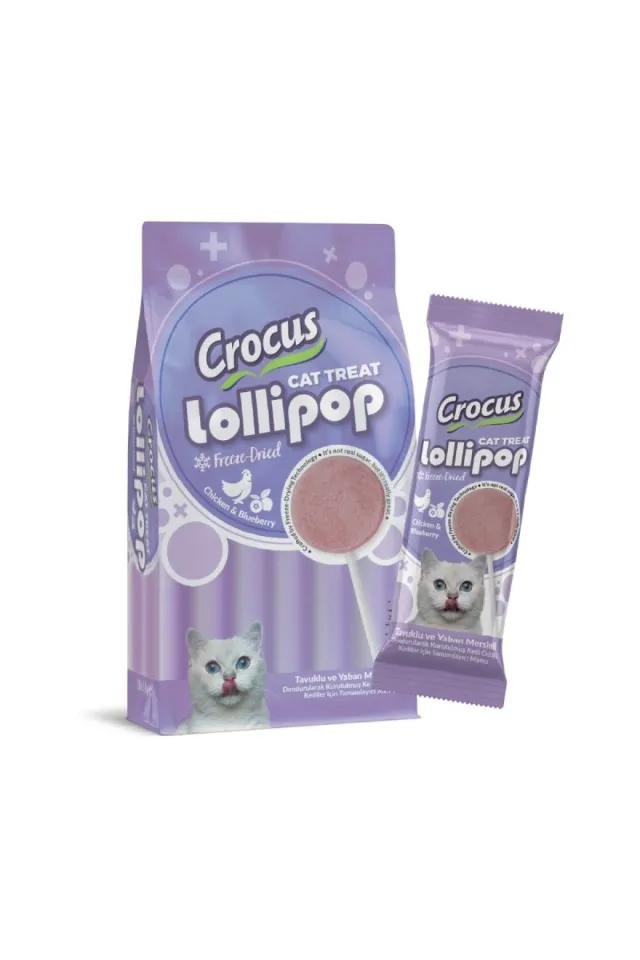 Tavuklu Ve Yaban Mersinli Kedi Lolipop-1 Adet