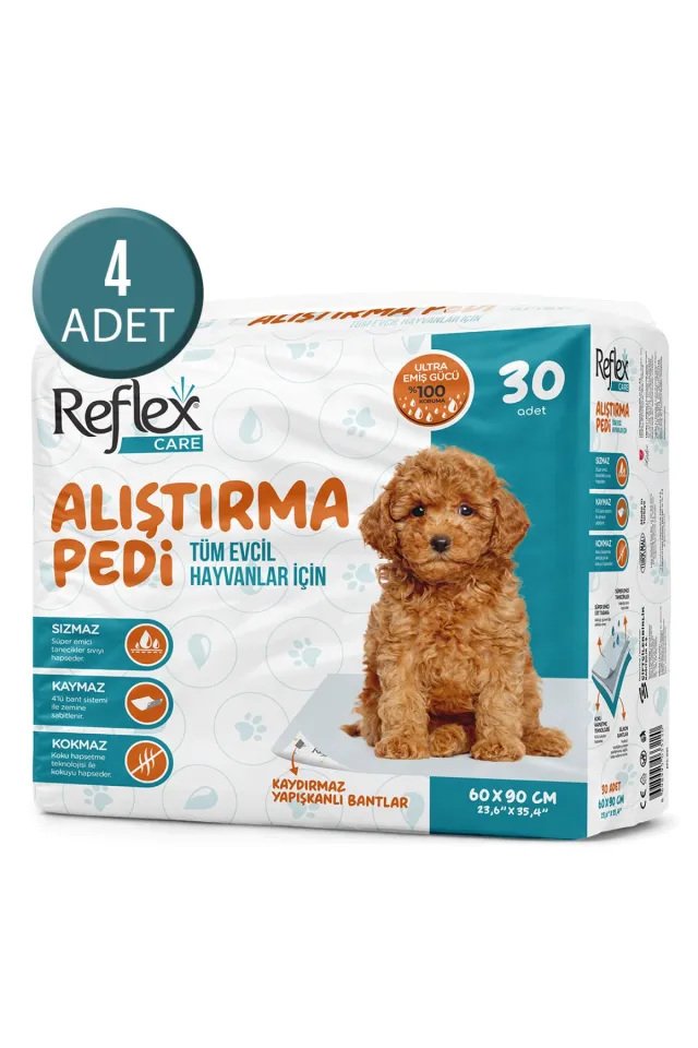 Care Kaydırmaz Köpek Alıştırma Pedi 60 x 90 cm (30'lu) x 4 Adet