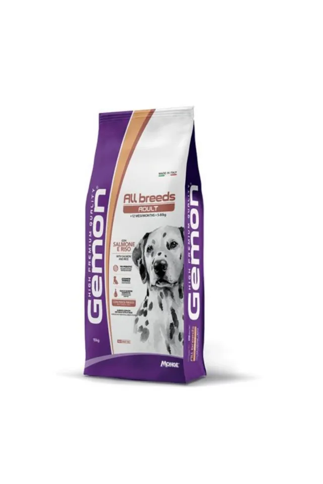 GEMON SOMONLU ORTA VE BÜYÜK IRK YETİŞKİN KÖPEK MAMASI 15 KG