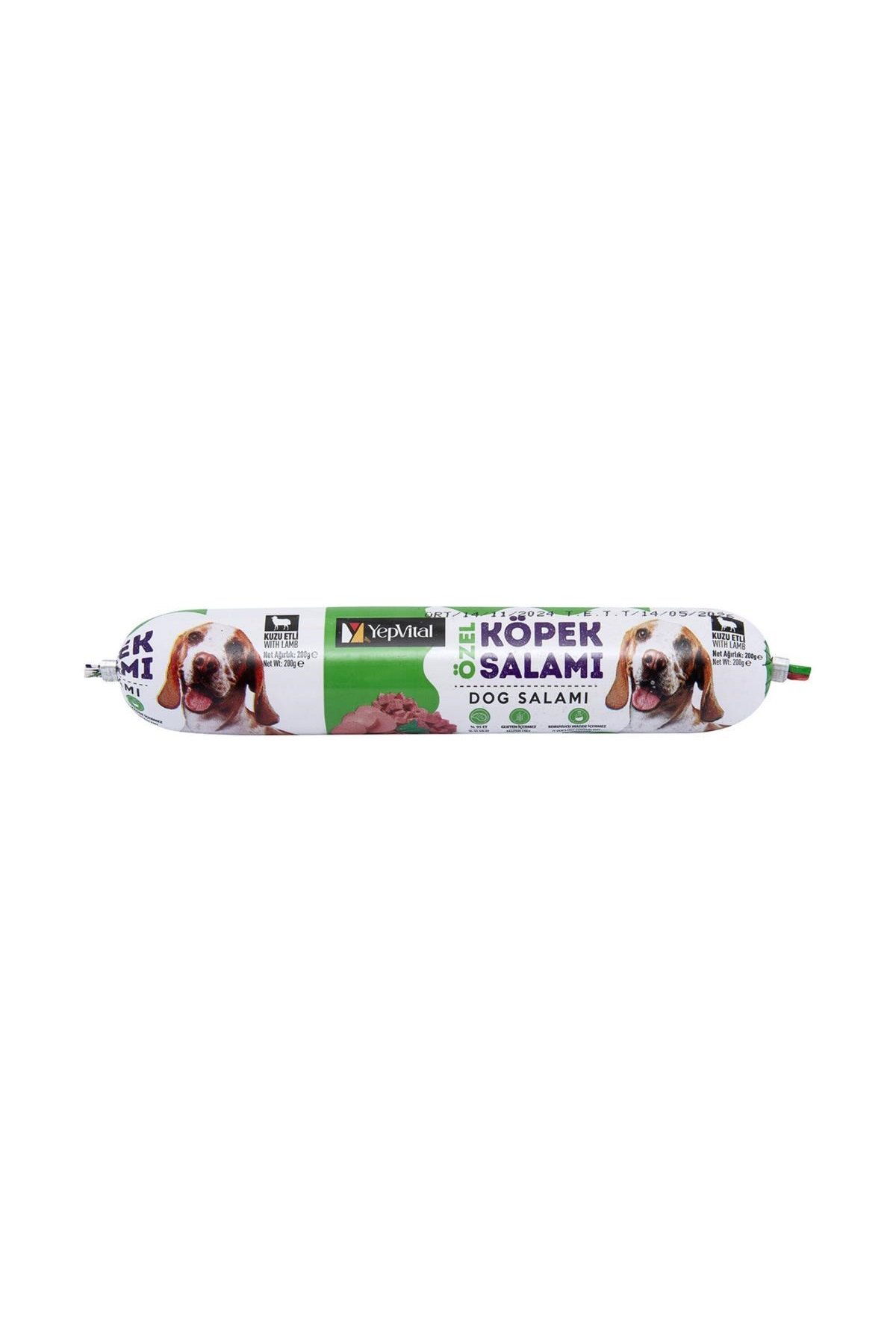 Yepvital Özel Kuzu Etli Köpek Salamı 200 G