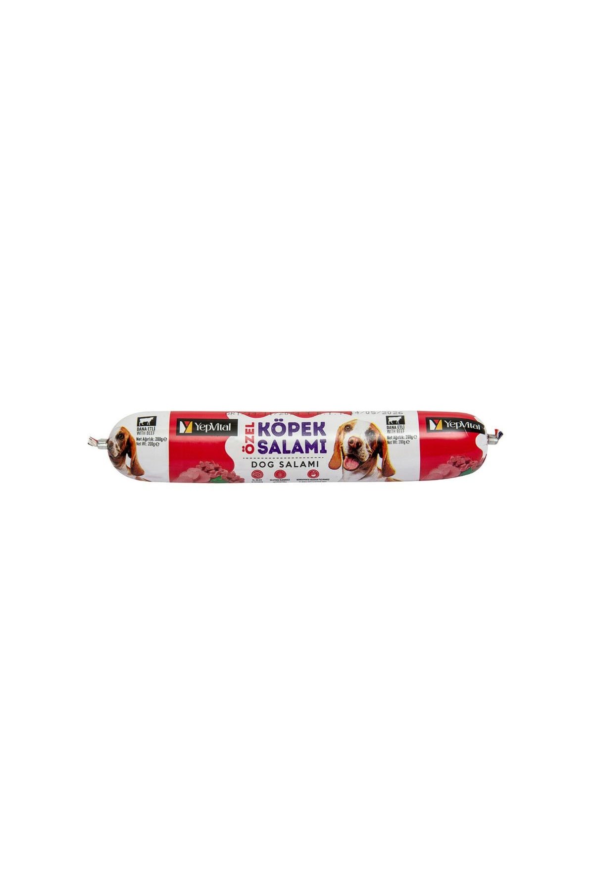 Yepvital Özel Dana Etli Köpek Salamı 200 G