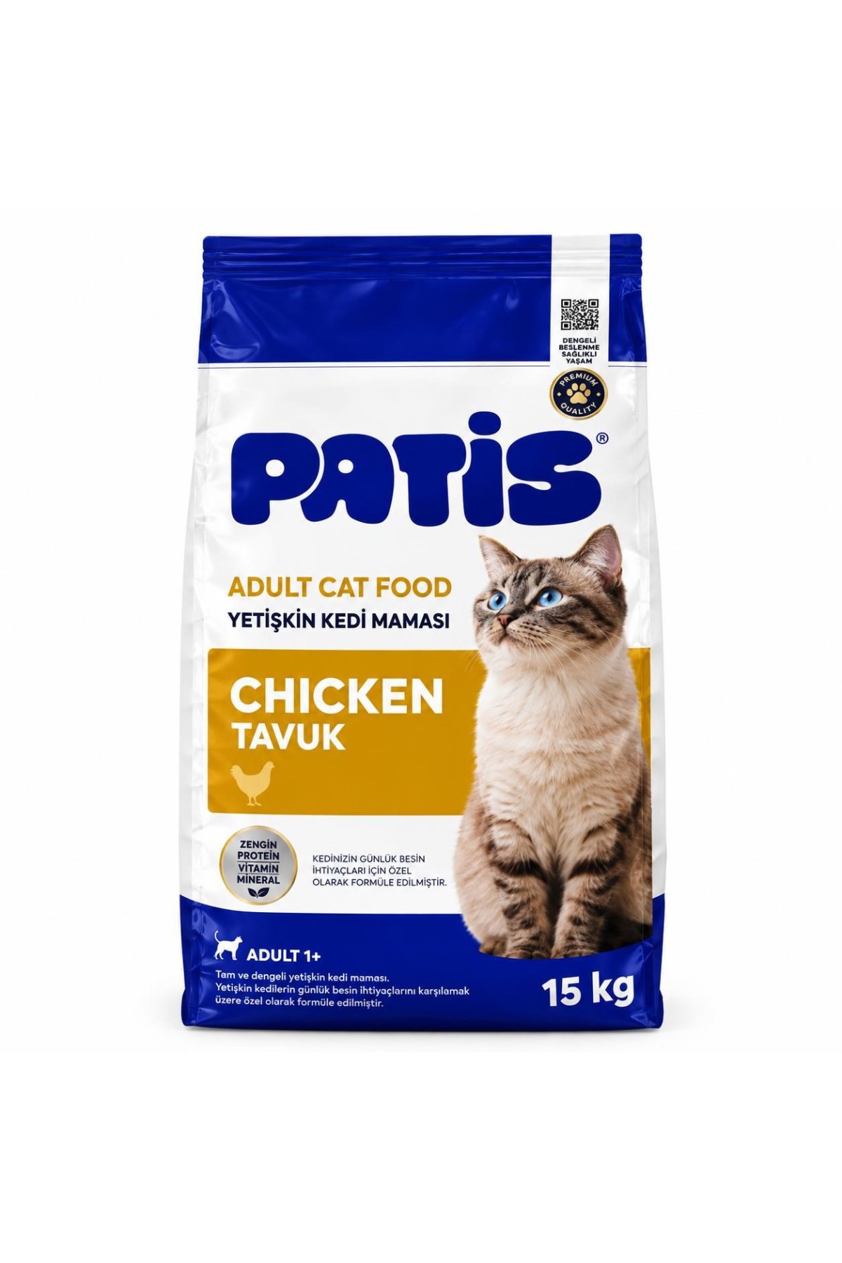 Tavuklu Yetişkin Kedi Maması 15 Kg