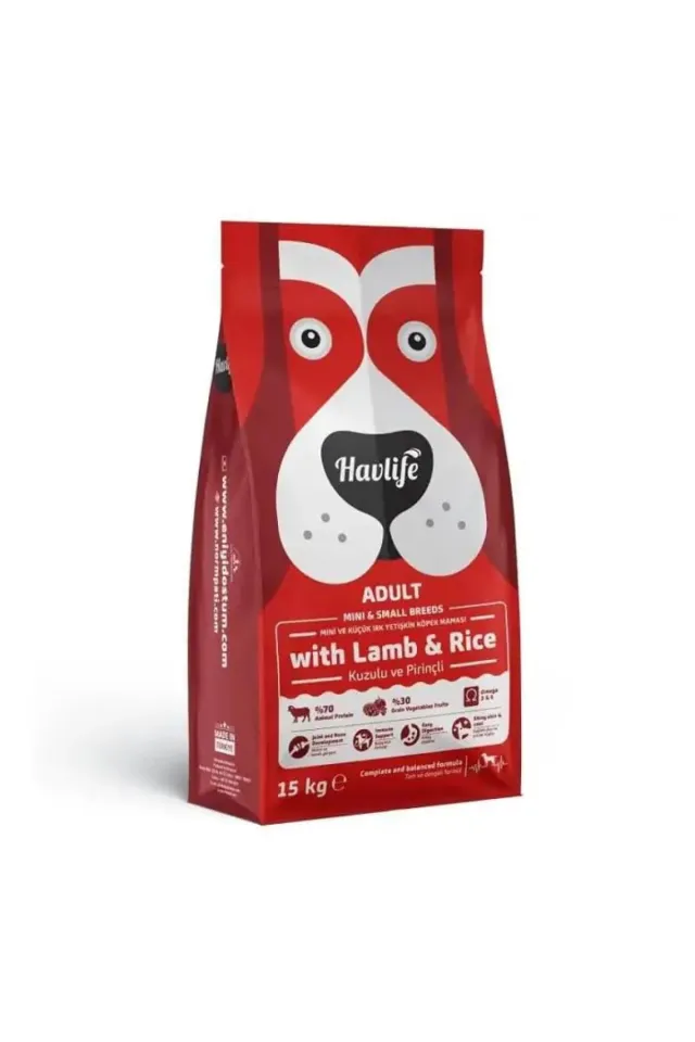 Mini Irk Yetişkin Kuzulu Köpek Maması 15Kg