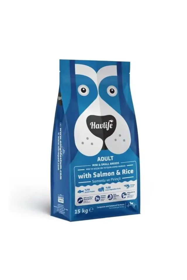 Mini Irk Yetişkin Somonlu Köpek Maması 15Kg