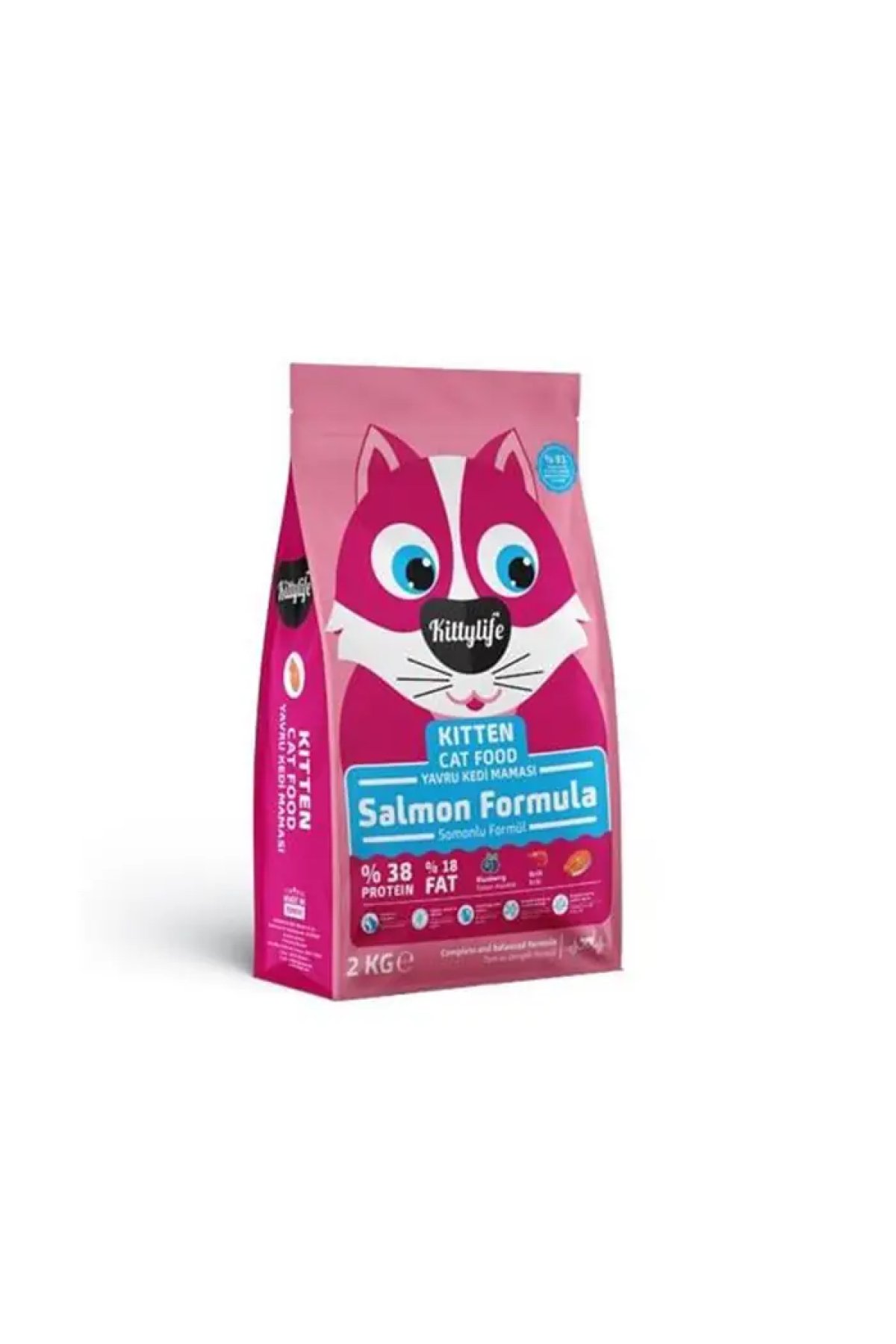 Somon Balıklı Yavru Kedi Maması 2 Kg