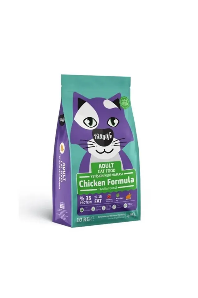 Tavuklu Yetişkin Kedi Maması 10Kg