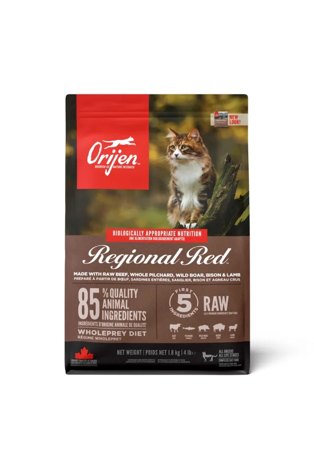 Regional Red Tahılsız Kedi Maması 1,8 kg + GimCat Malt Extra 100 g Hediyeli