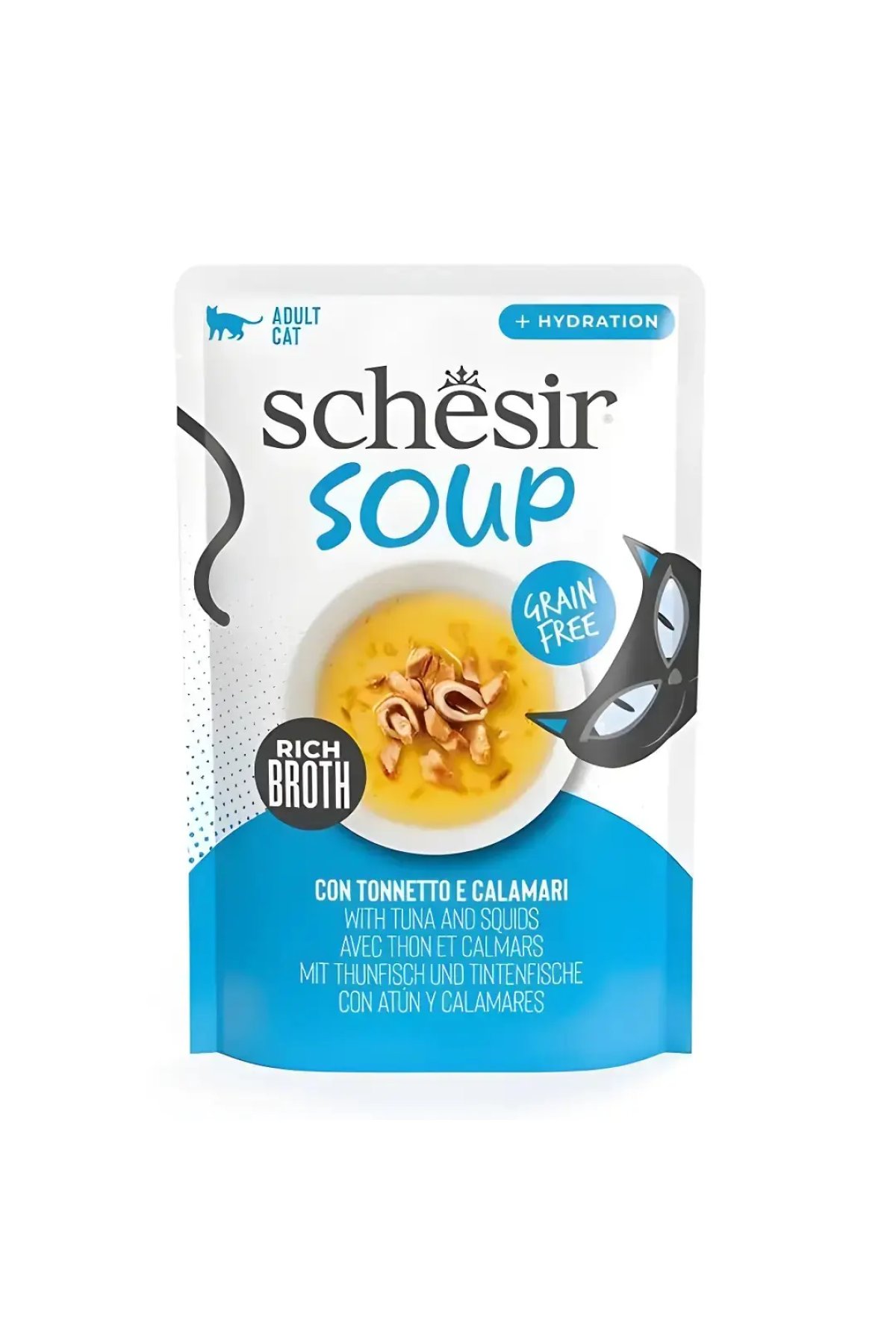 Ton Balıklı ve Kalamarlı Kedi Çorbası 40gr
