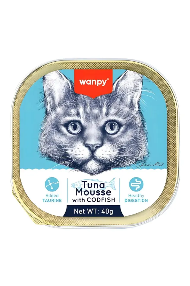 Ton ve Morina Balıklı Alutray Yaş Kedi Maması 40gr