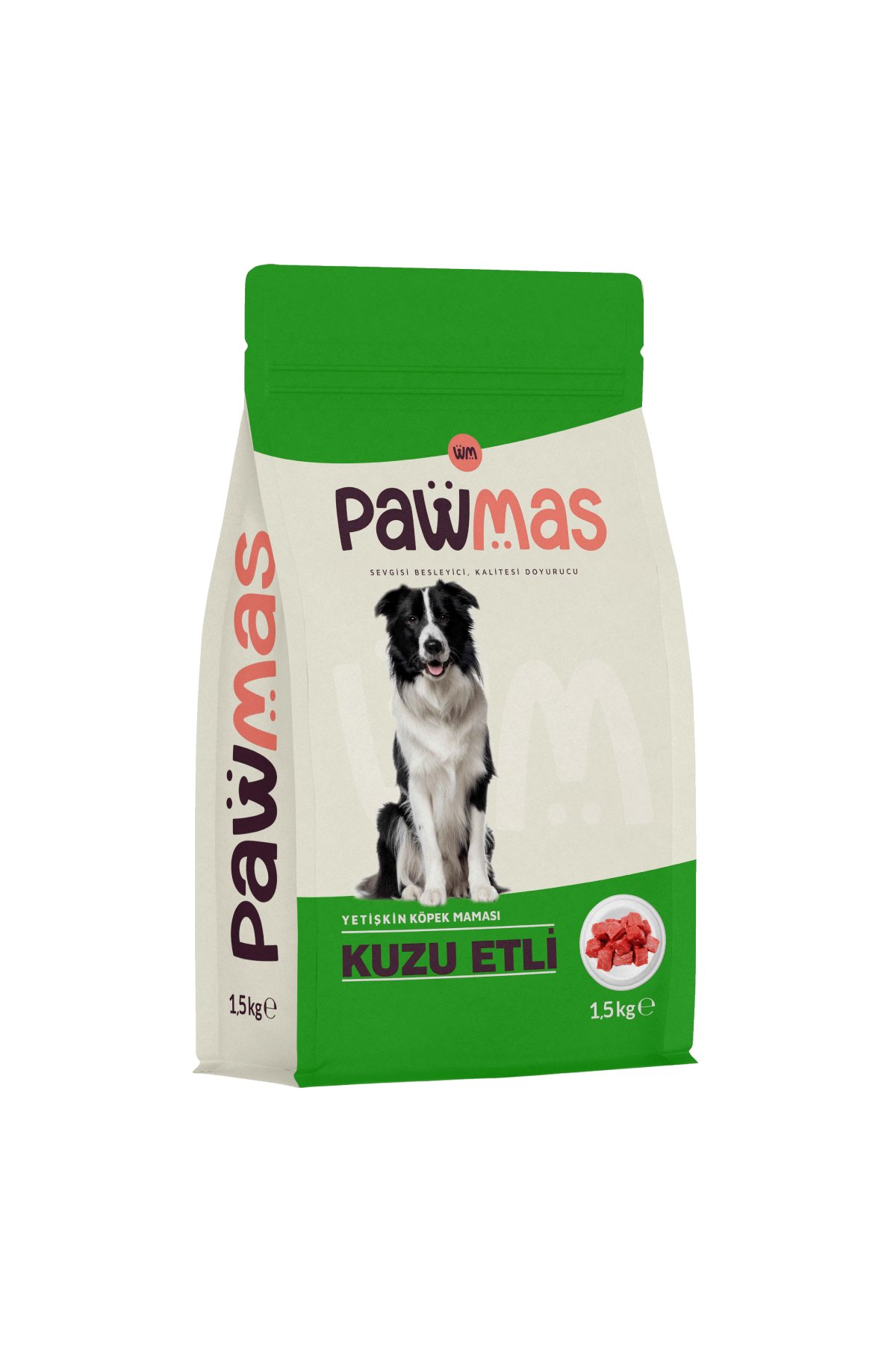 Kuzu Etli Yetişkin Köpek Maması 1,5 kg